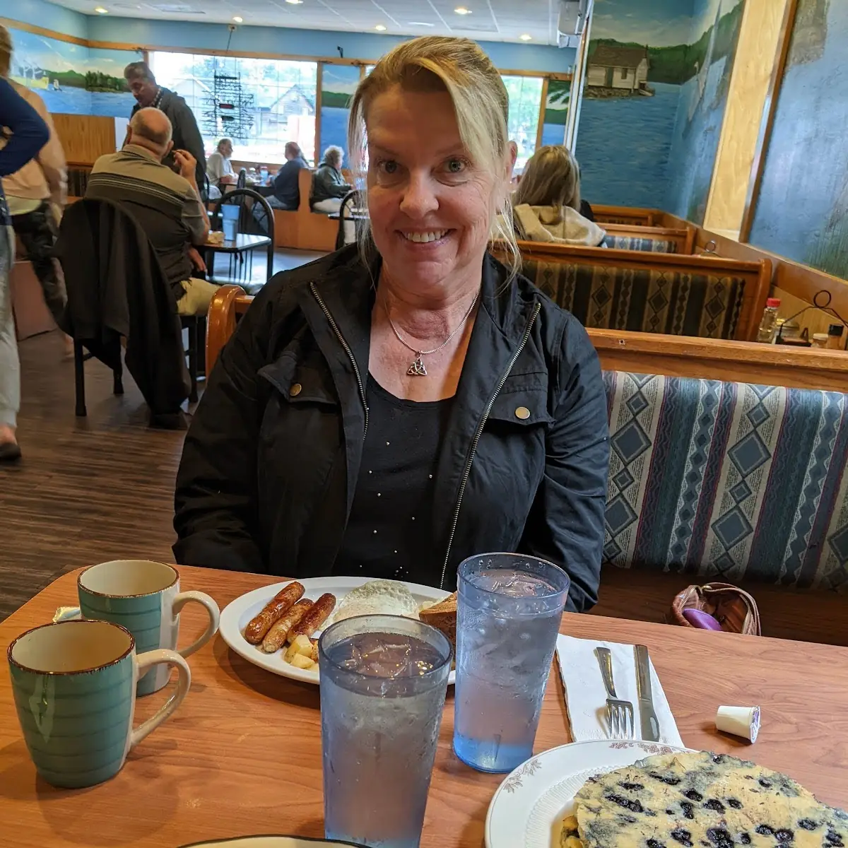 2 Chocolate Chip Pancakes