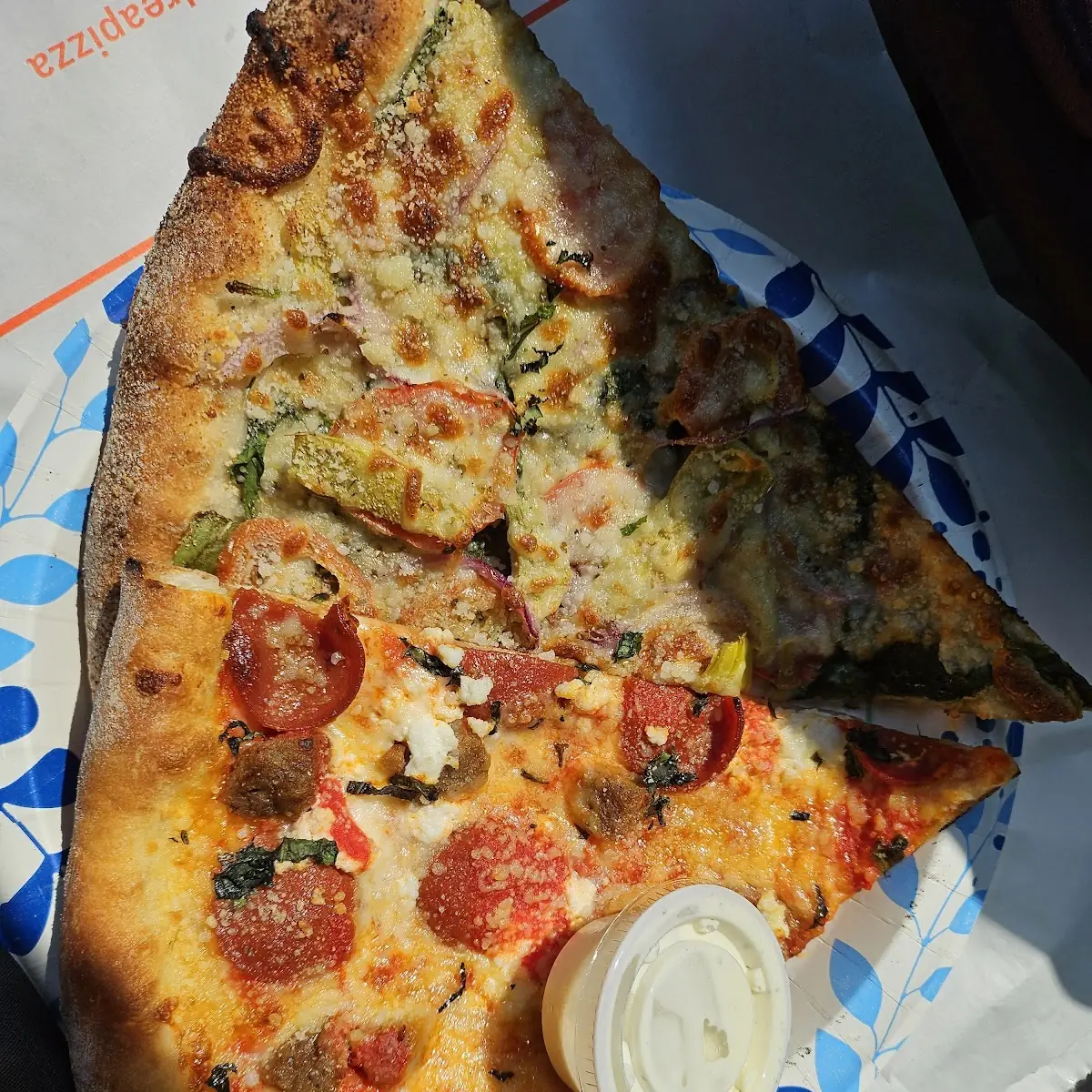 Sausage Pizza Slice