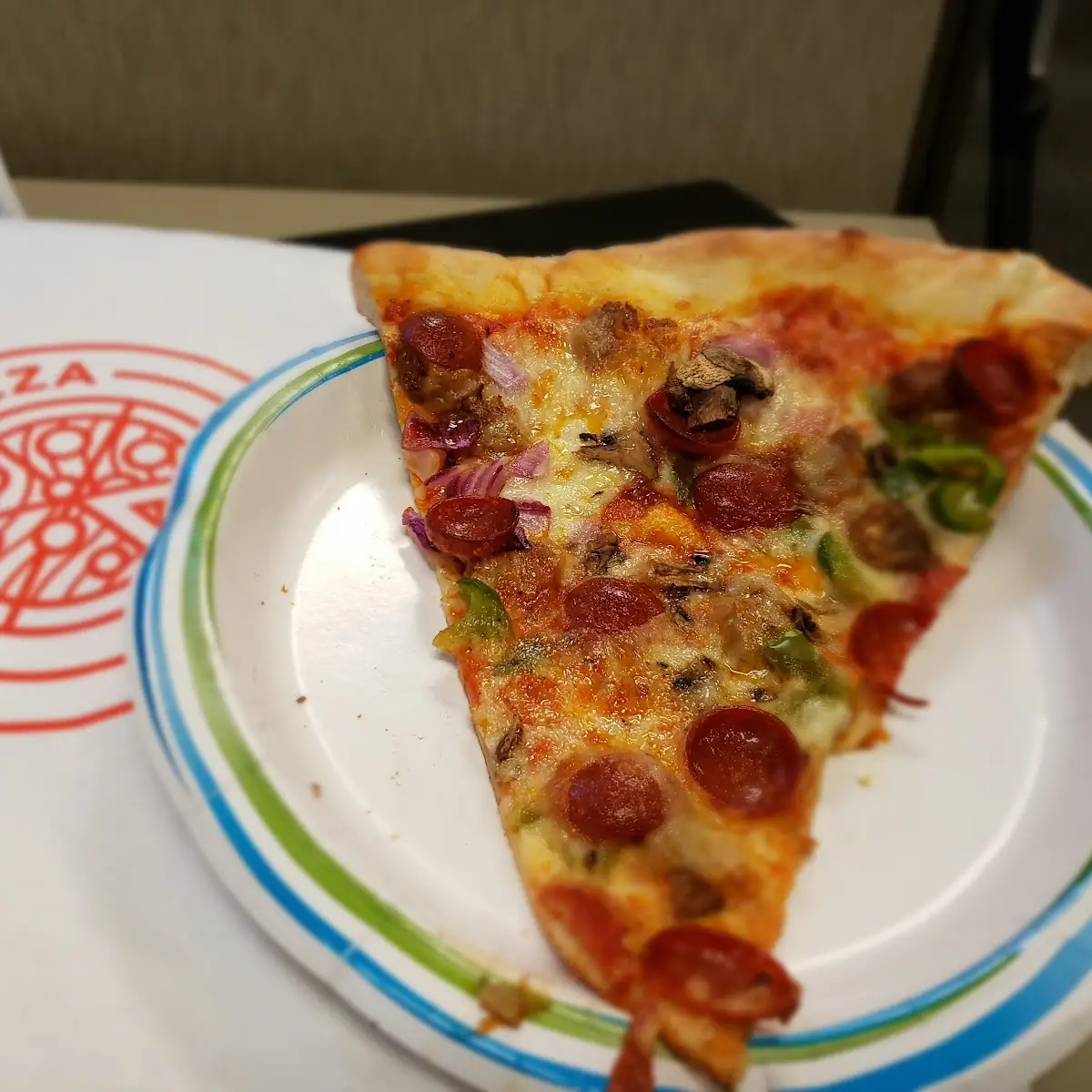 Veggie Supreme Pizza Slice