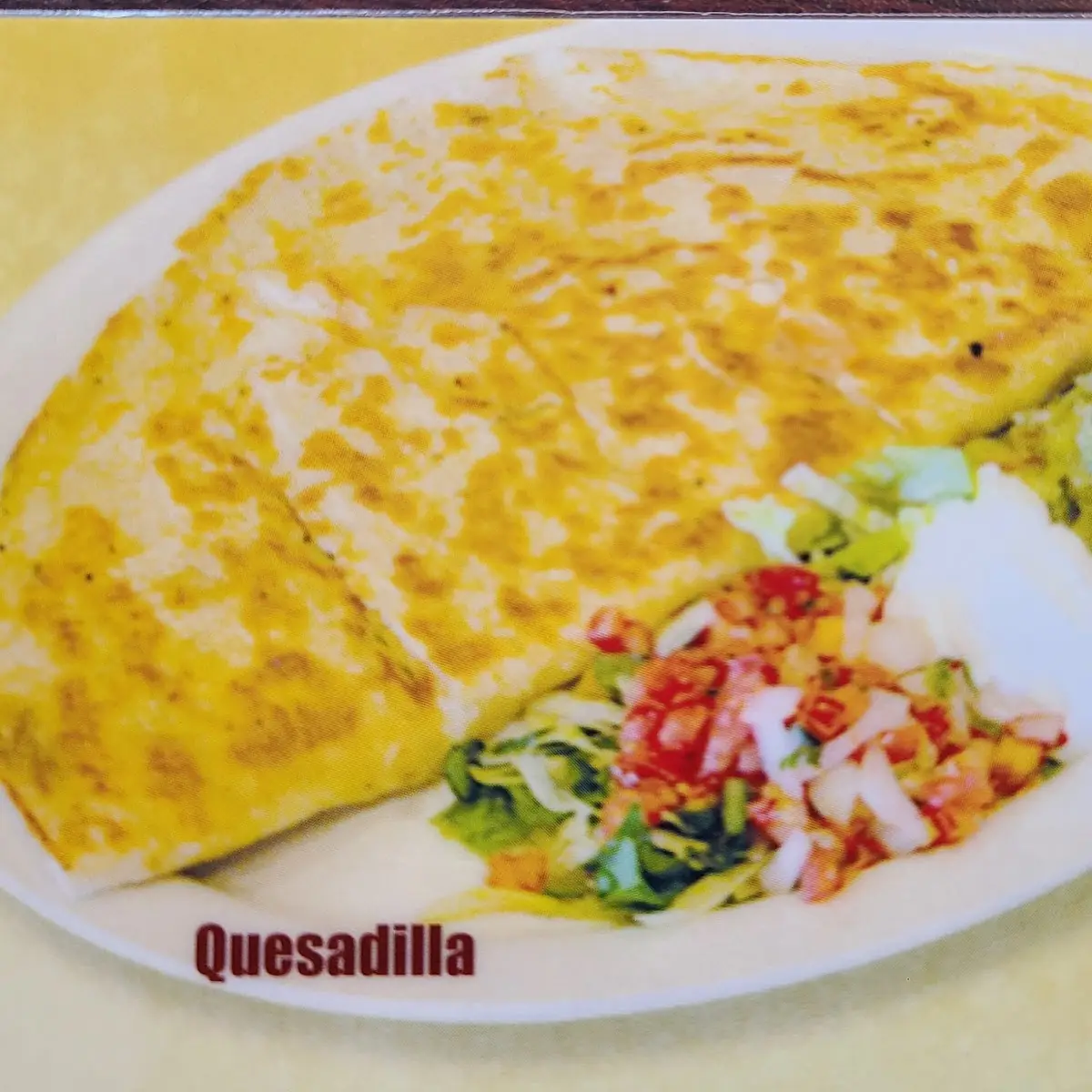 24. Tamal & Small Quesadilla