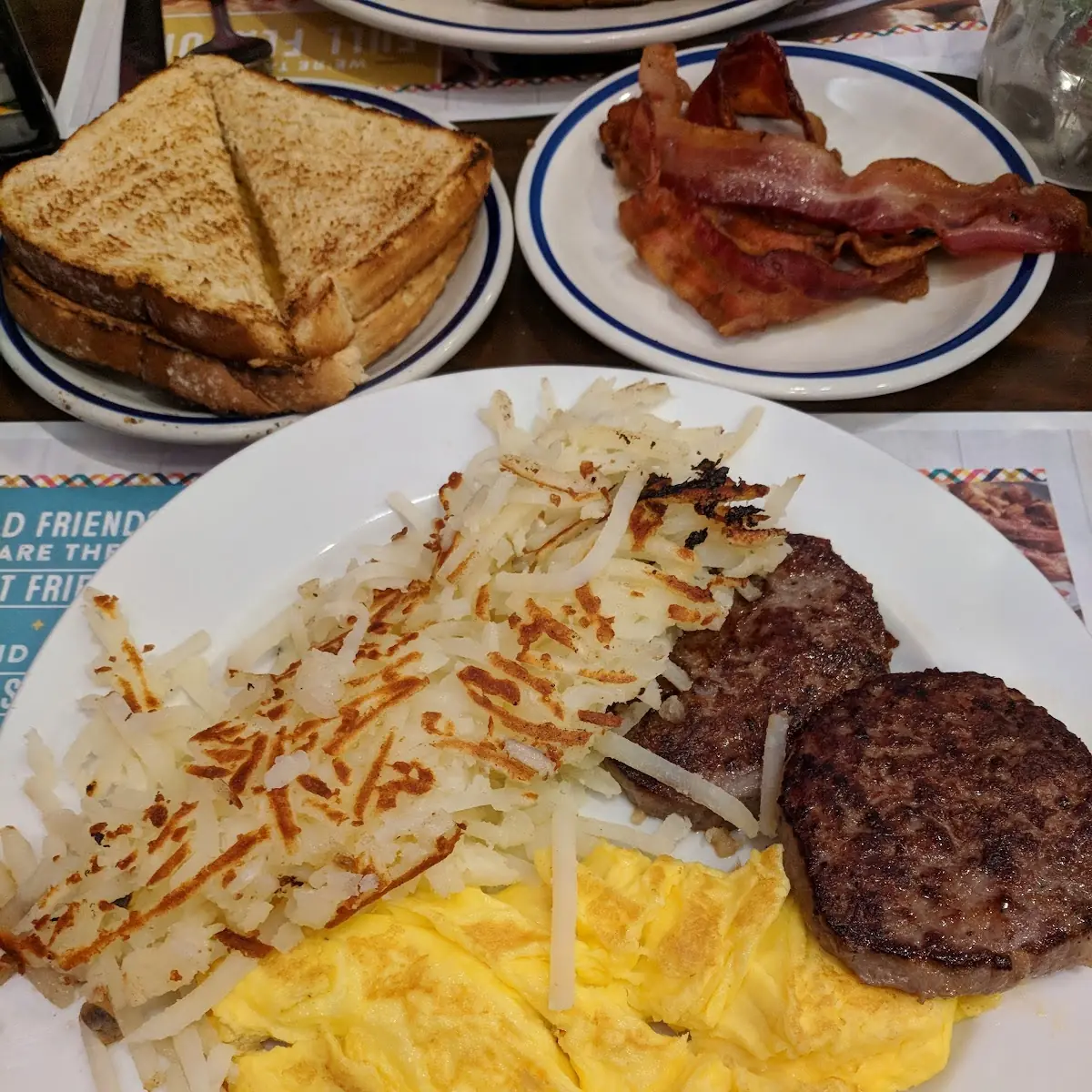 Scrambled Eggs and Hashbrowns