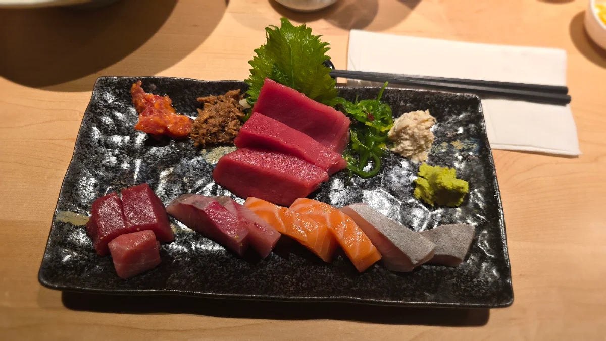 Assorted Sashimi Platter with Rice