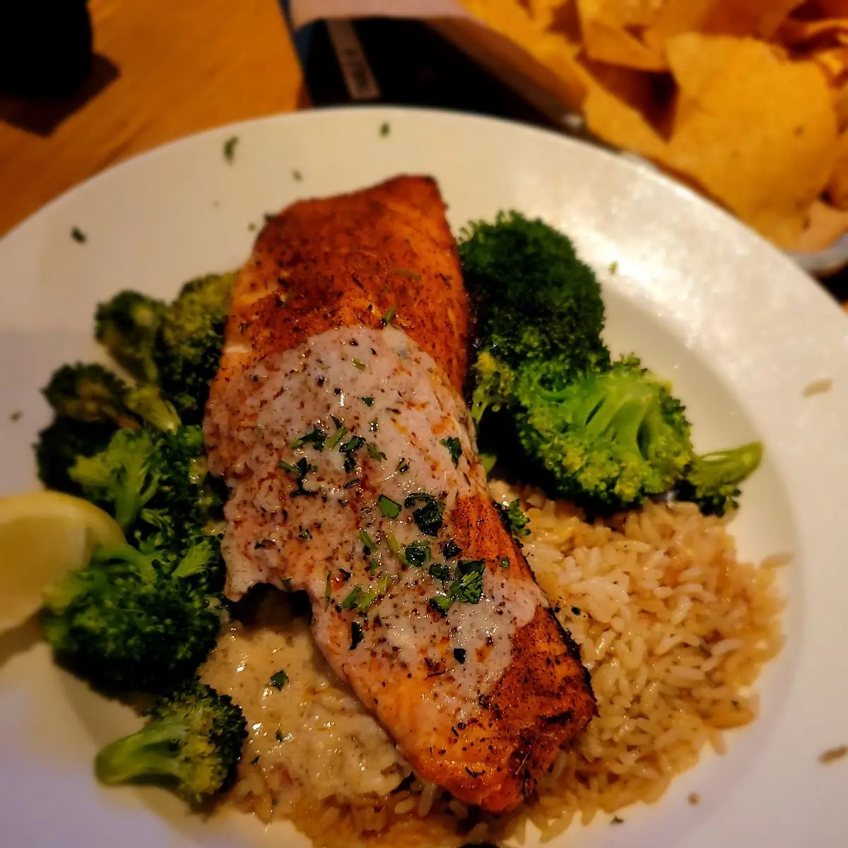 Enlightened Cherry Chipotle Glazed Salmon