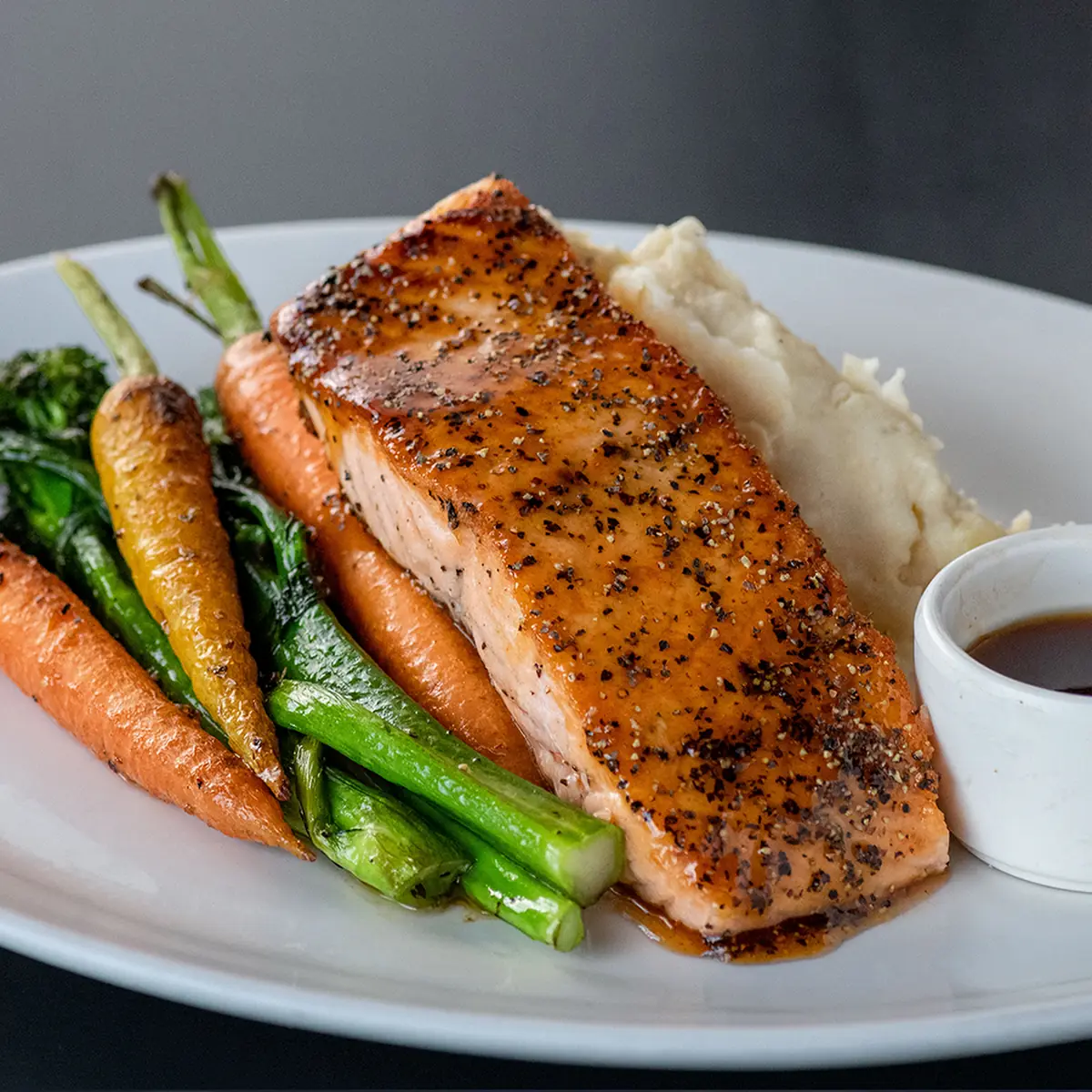 Whiskey Glazed Salmon