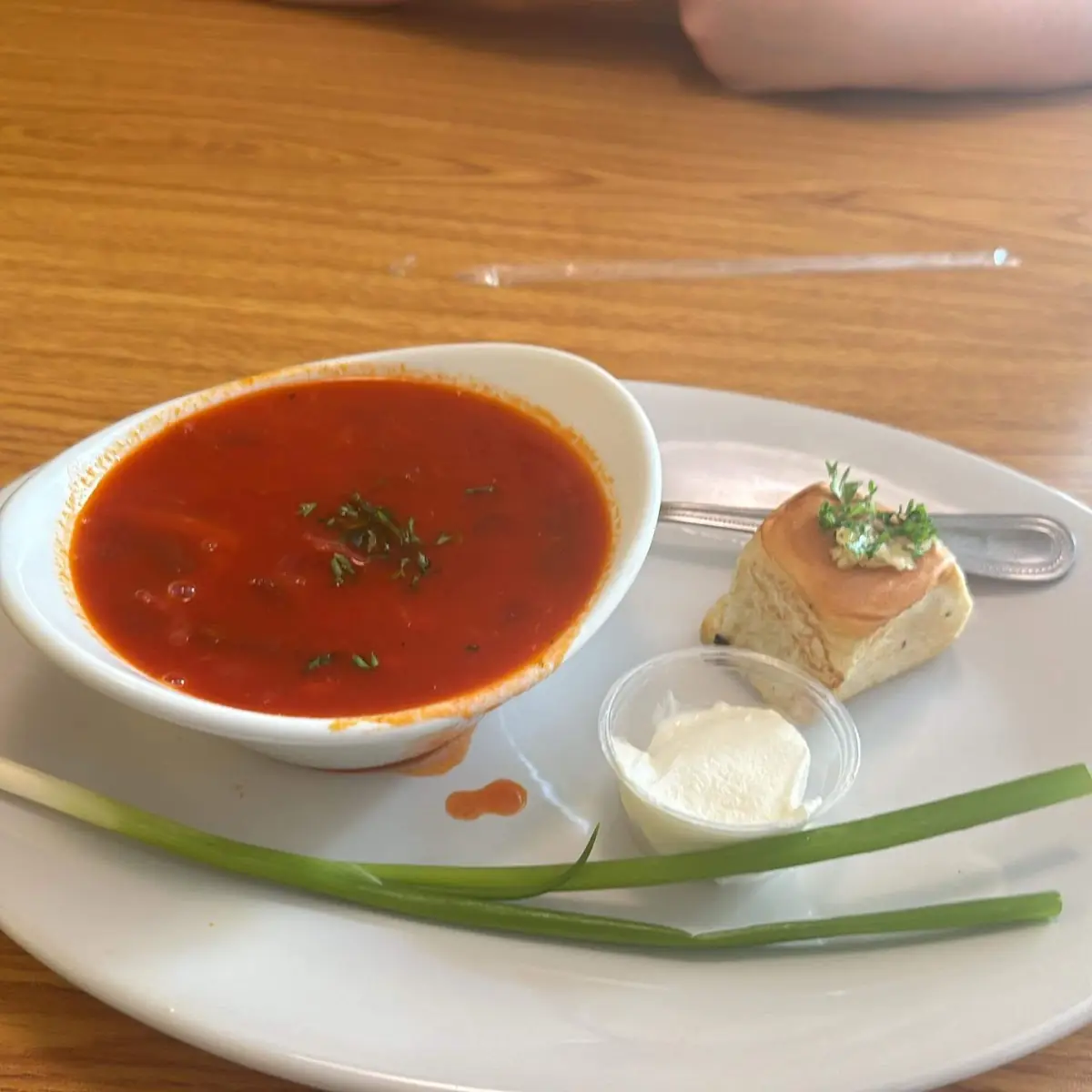 Borscht with Sour Cream