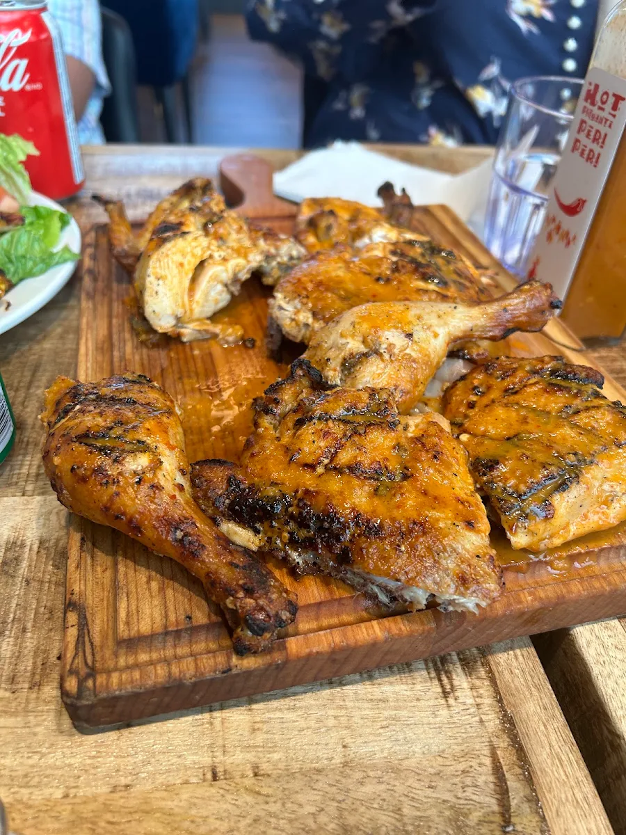 Whole Grilled Chicken with Peri Peri Sauce