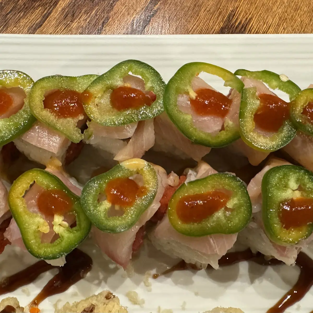 Hamachi Scallion Roll Yellowtail