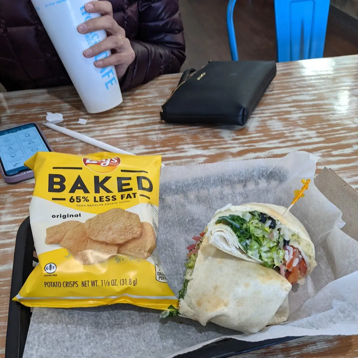 Hummus Veggie Wrap