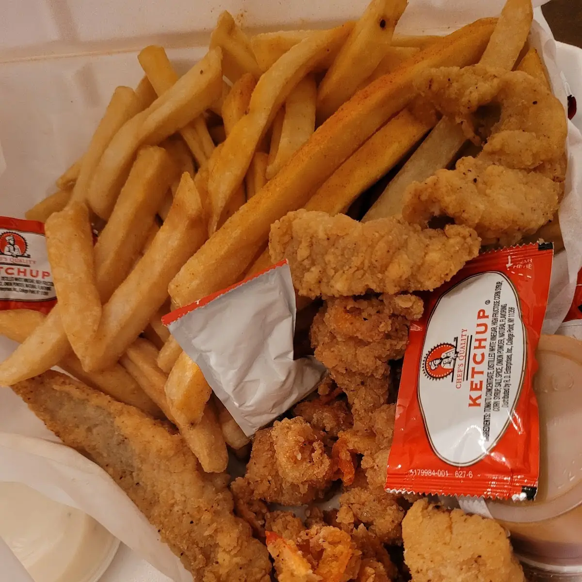 Fried Shrimp and Fried Catfish