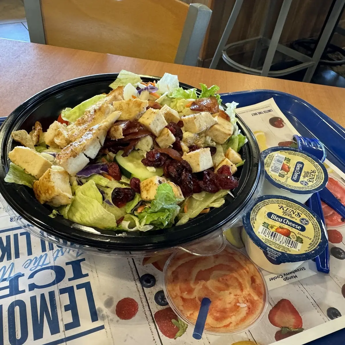 Chicken Bacon Blue Salad
