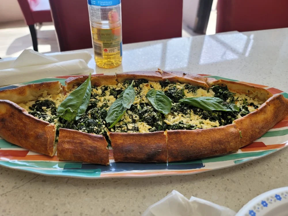 Spinach Feta Pide