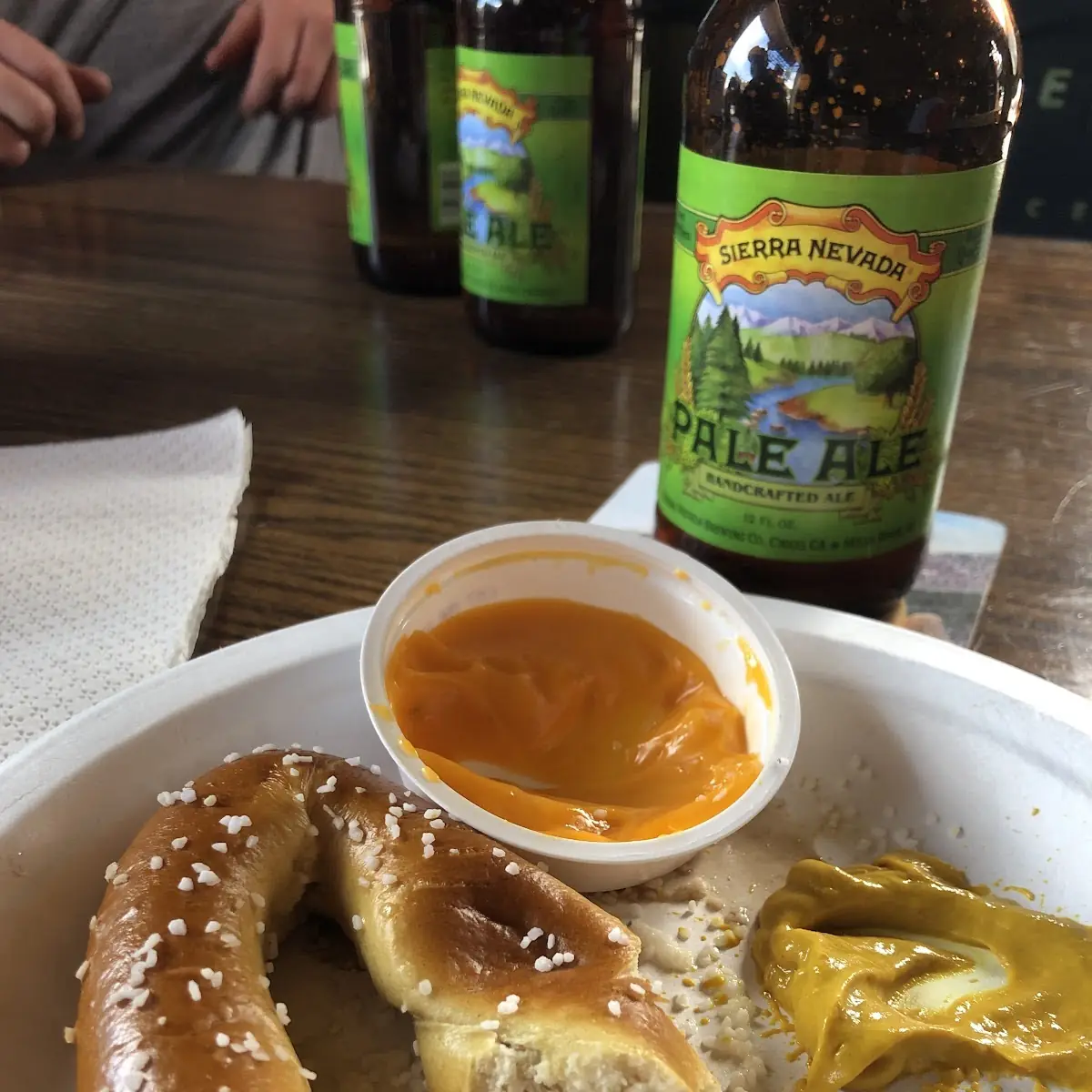 Jumbo Hot Salted Pretzel