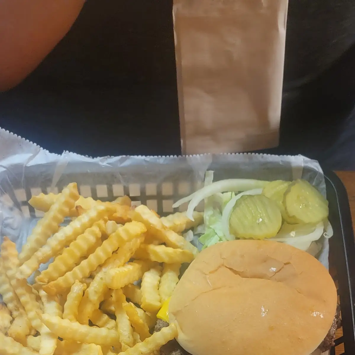 Cheeseburger and Fries