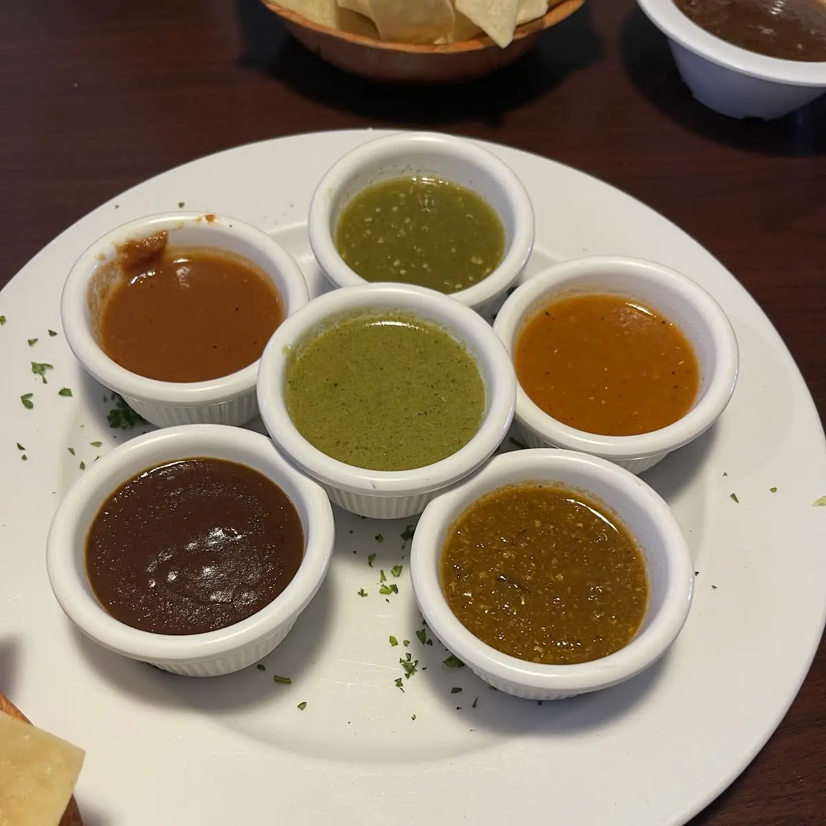 Salsa Sampler Platter