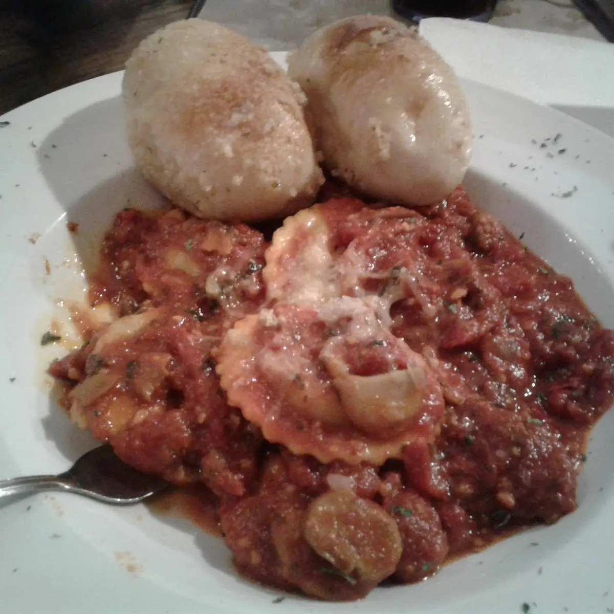 Roasted Wild Mushroom Ravioli