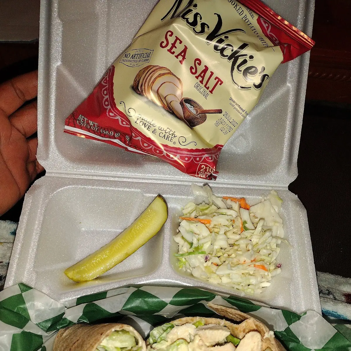 A Grilled Chicken Caesar Wrap