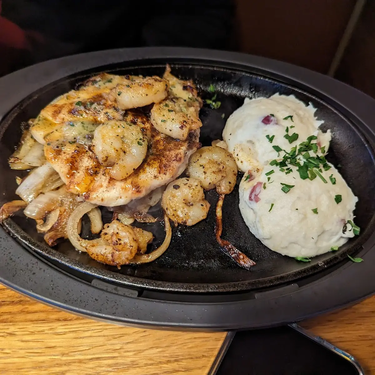 Shrimp 'N Parmesan Sirloin