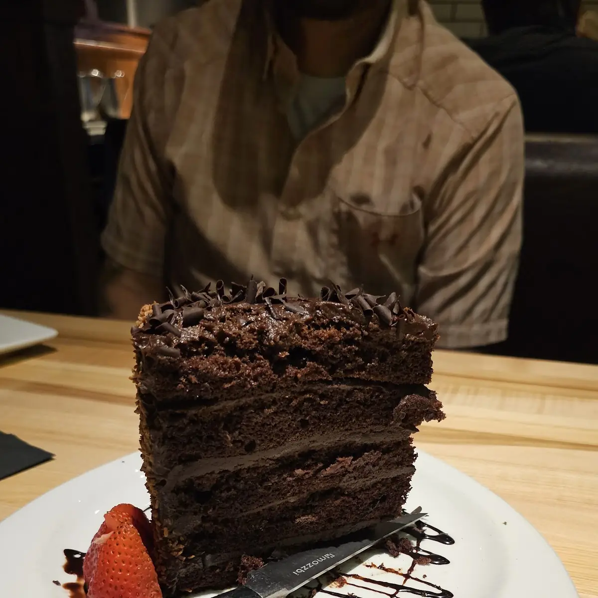 Dark Chocolate Layered Cake Dessert