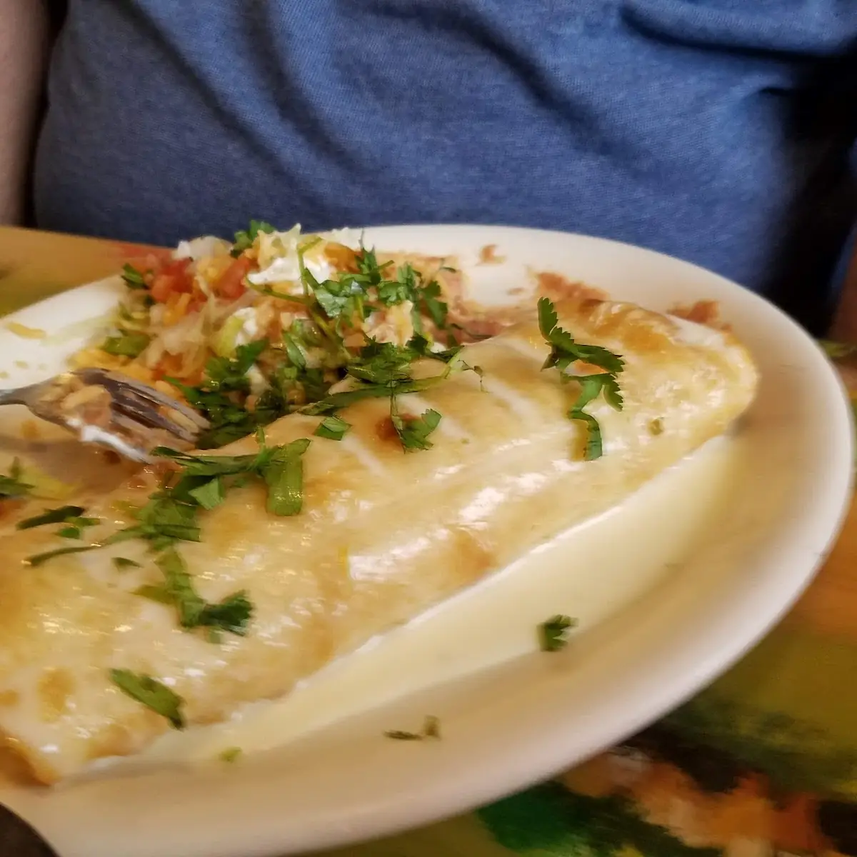 2 Cheese Quesadillas Rice & Beans