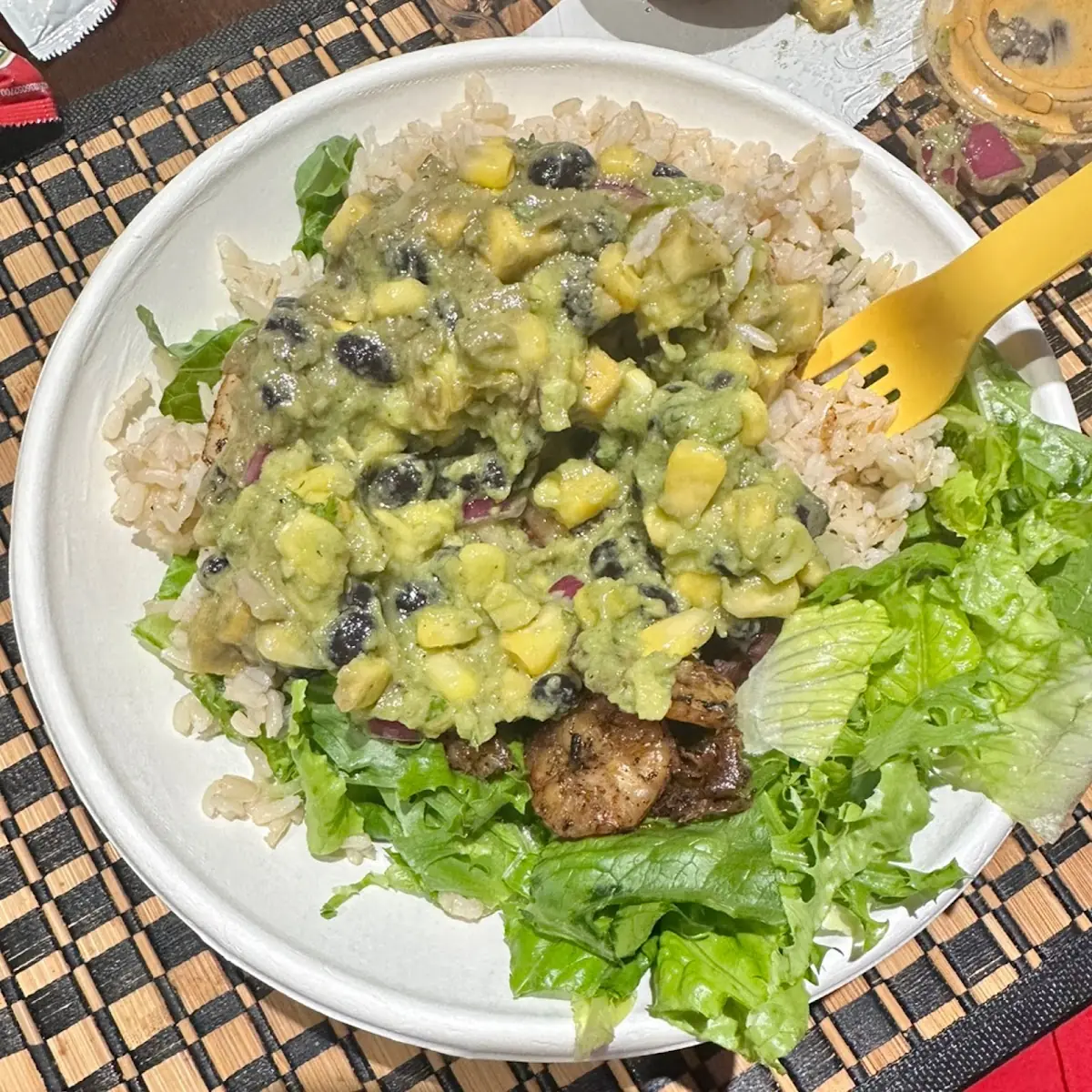 Chipotle Mango Avocado Grilled Shrimp