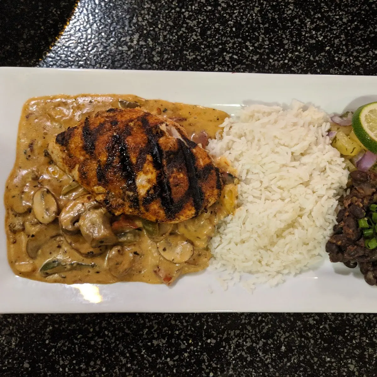Chicken with Rice Black Beans