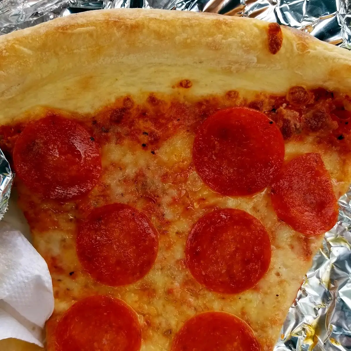 Pepperoni Extra Cheese Pizza Slice