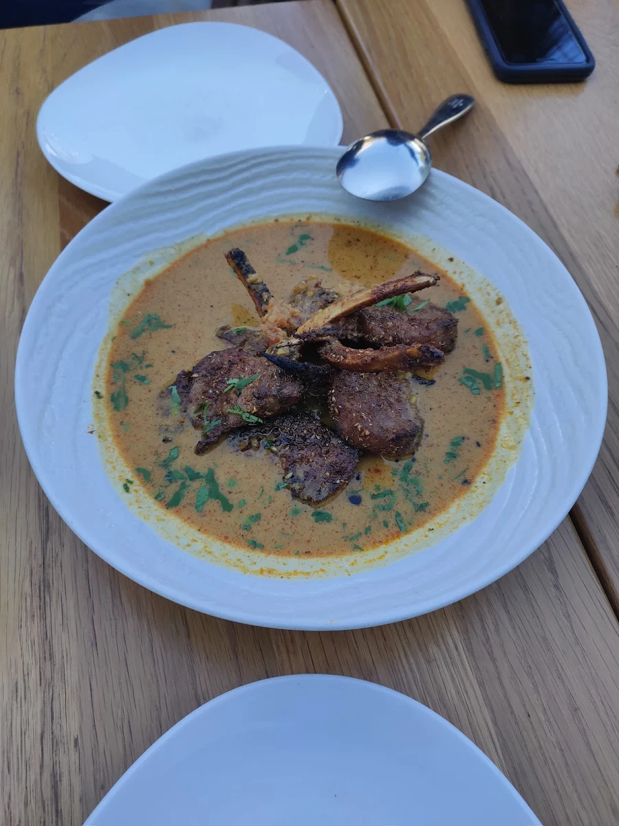 Lamb Popsicle in Fenugreek Cream
