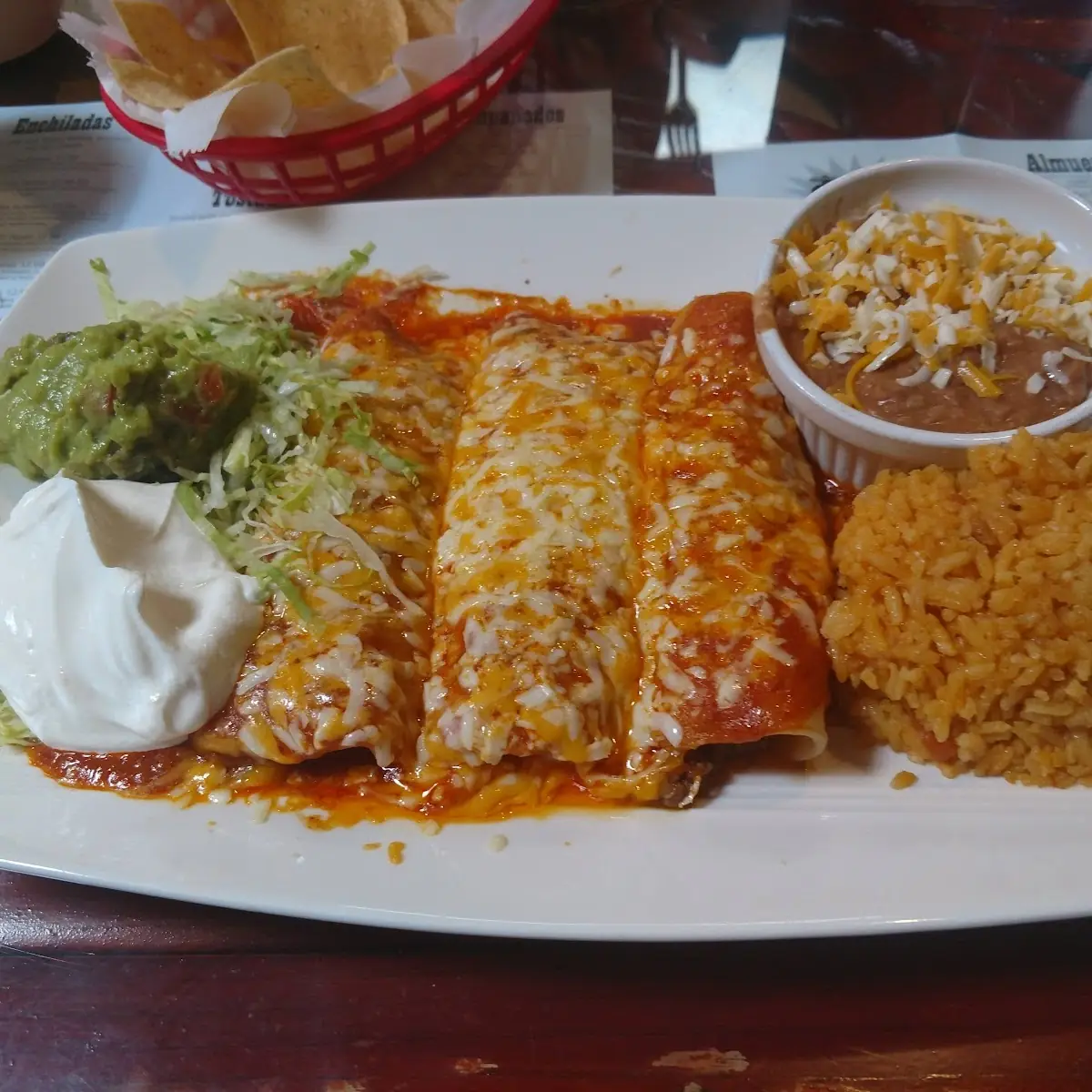 Kids Enchilada Plate