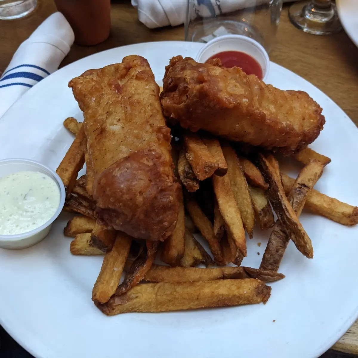 Beer Battered Fish & Chips