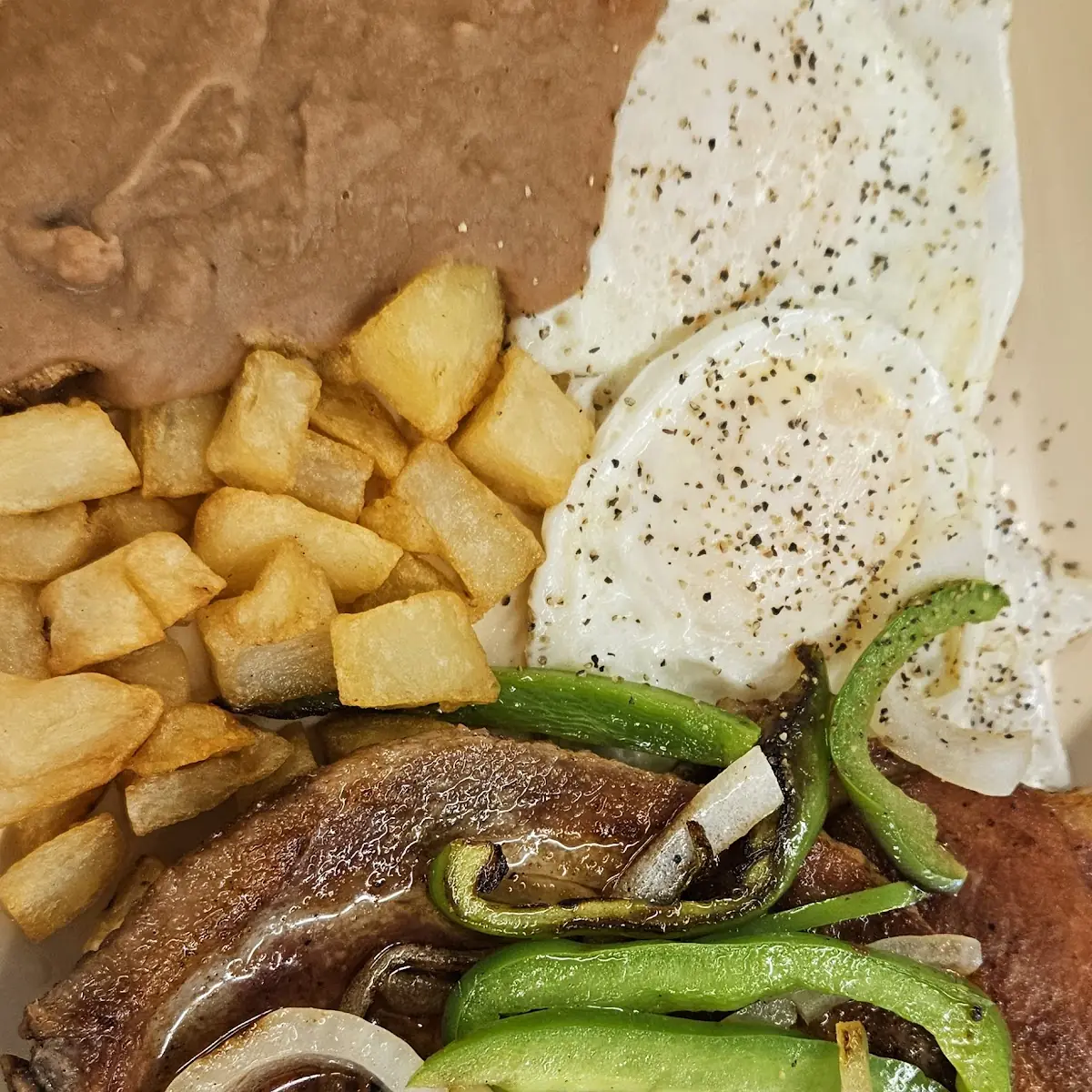 Pork Chops and Eggs