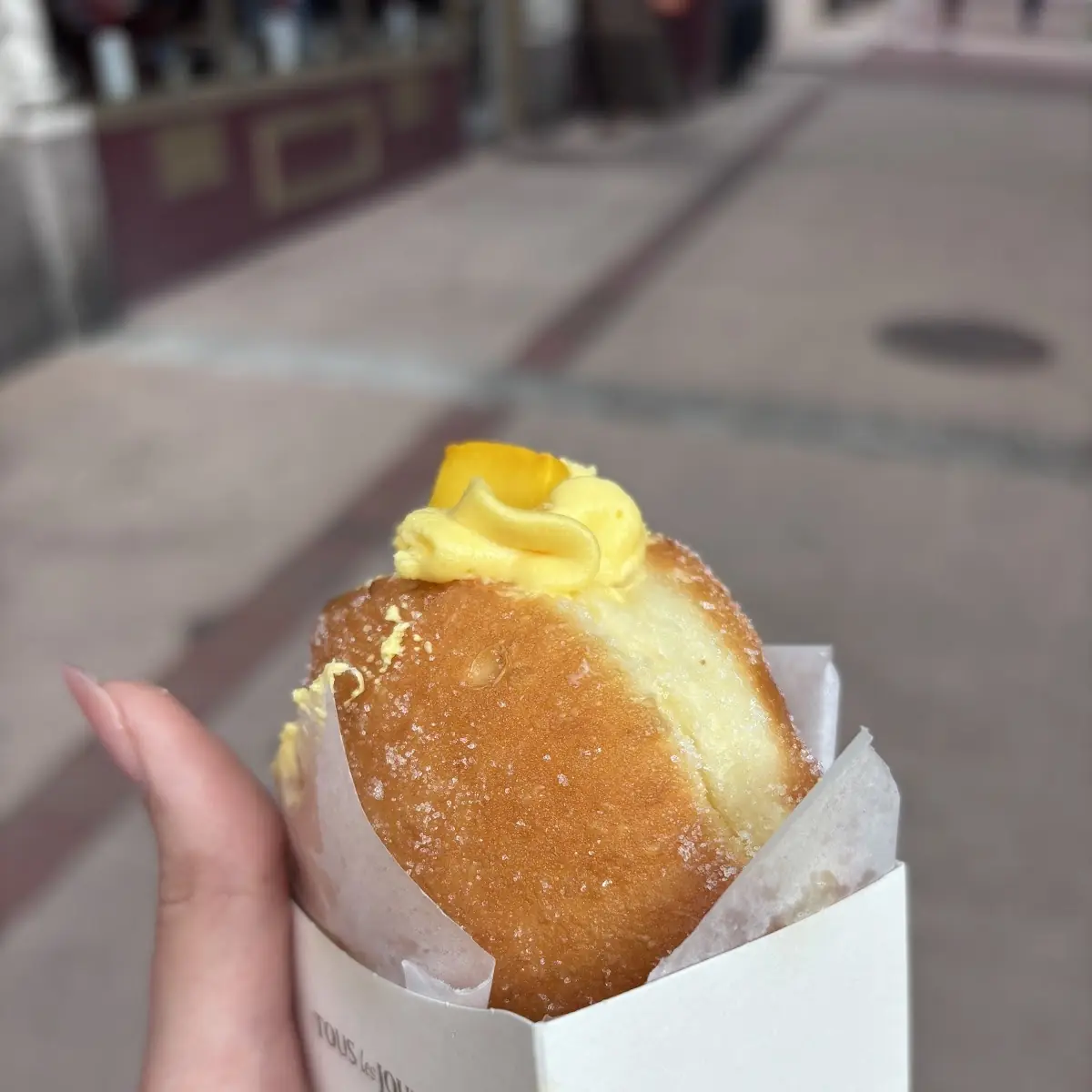 Mango Cream Donut