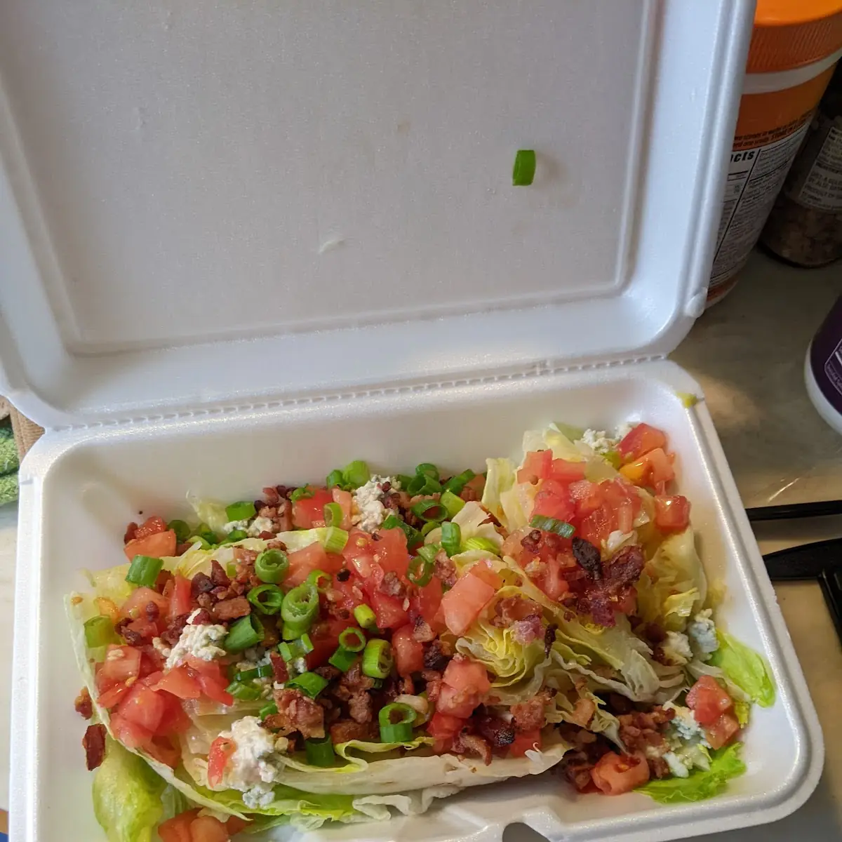 Wedge Salad with Blue Cheese