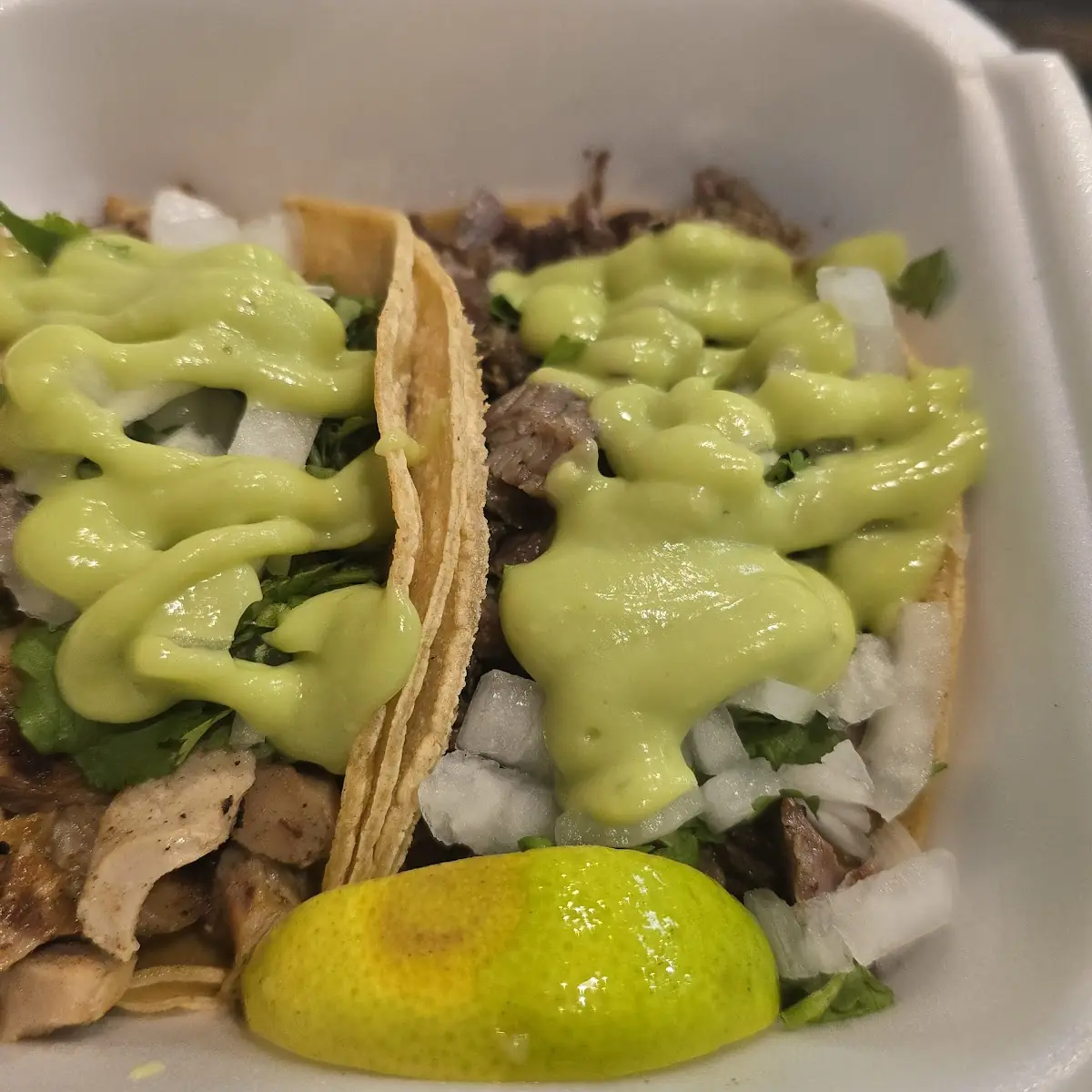 Chicken Tacos with Green Sauce