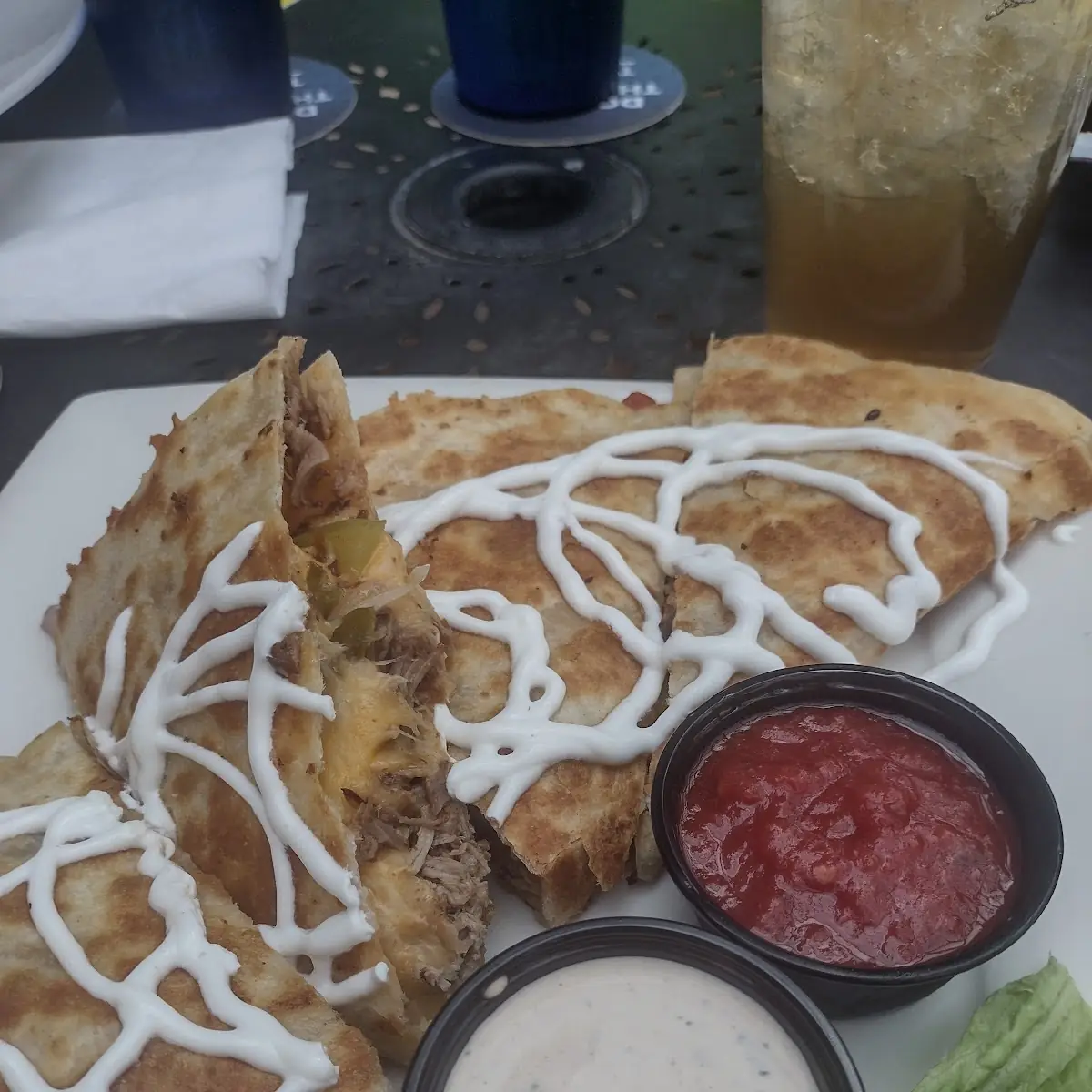 Pulled Pork Quesadilla W