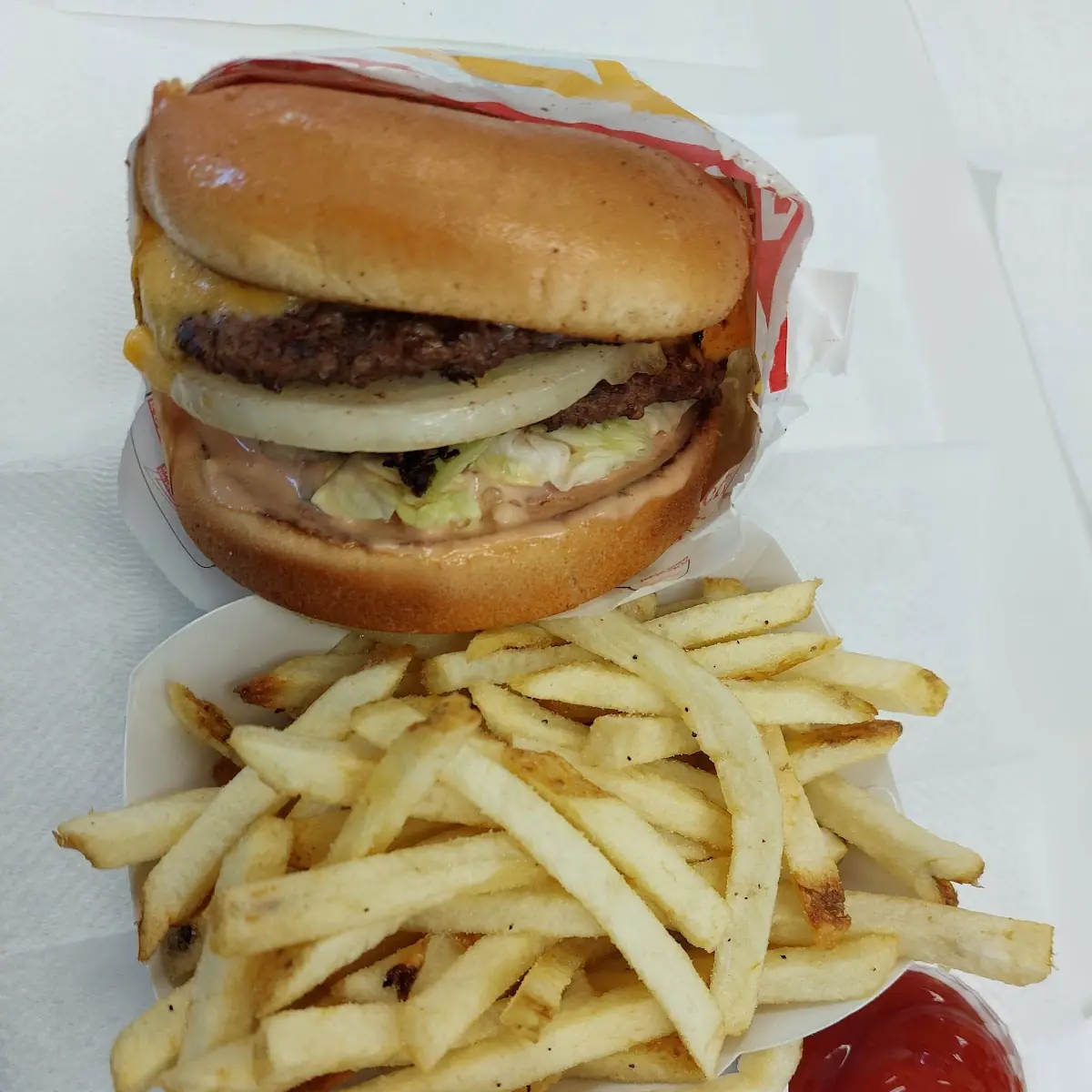 Double Cheeseburger with Fries