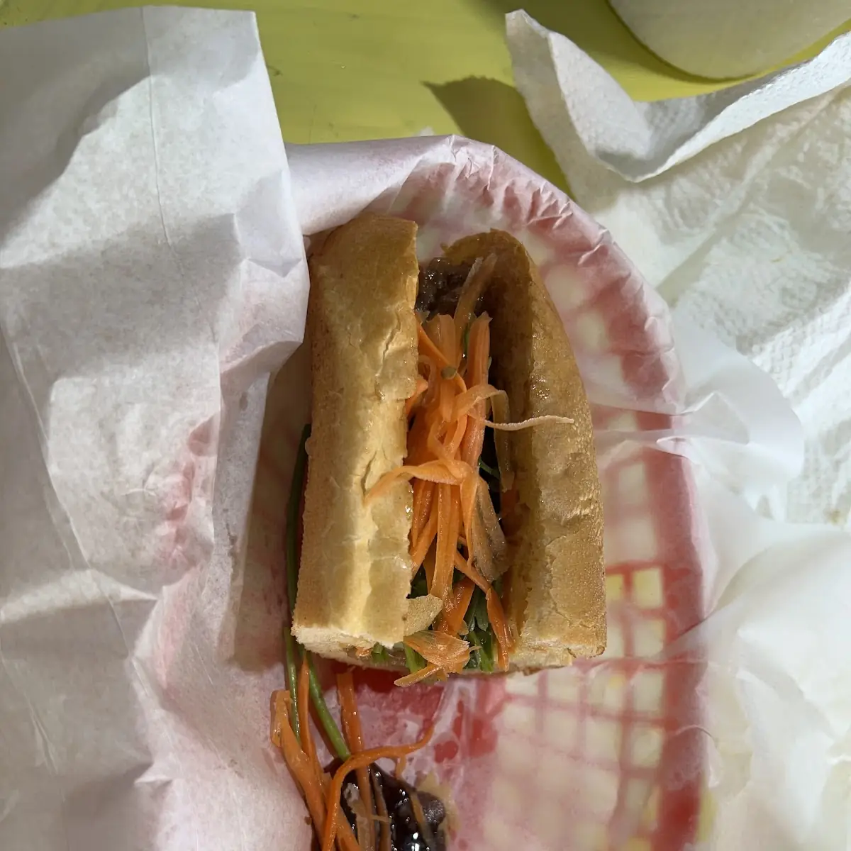 Grilled Beef Banh MI Sandwich