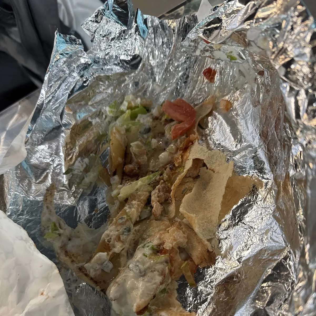 Garlic Chicken Gyro