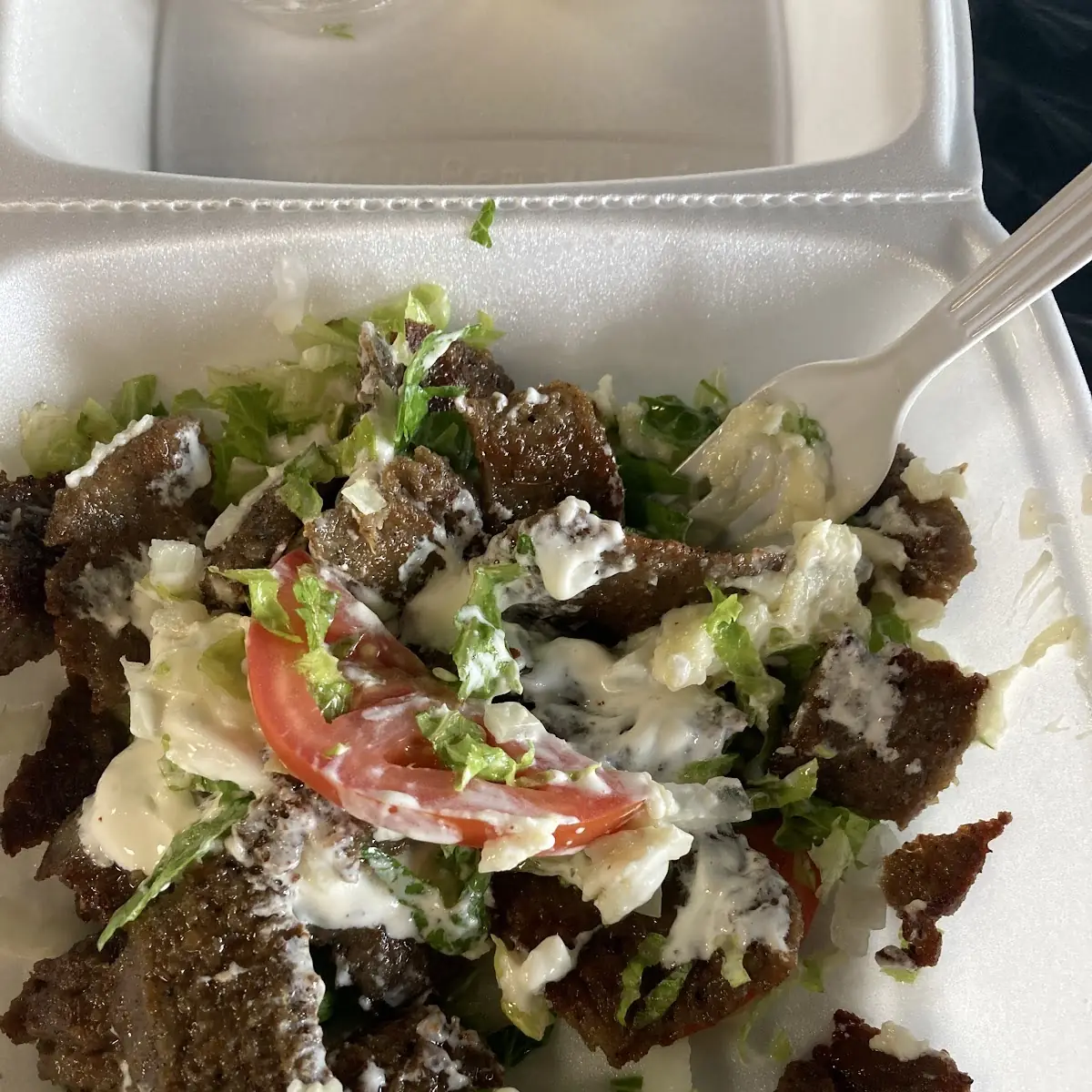 Sliced Beef with Lettuce