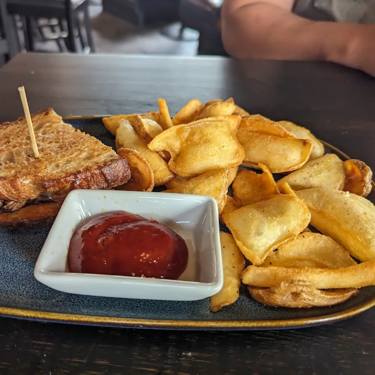 Short Rib Grilled Cheese & Tomato Basil Bisque