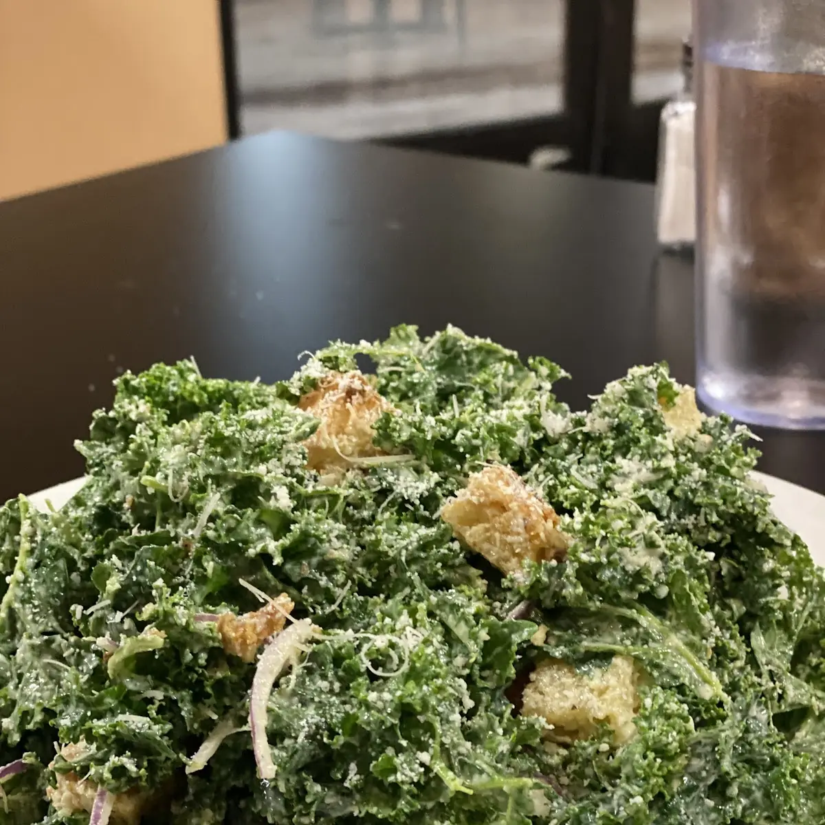 Lemony Kale Caesar Salad