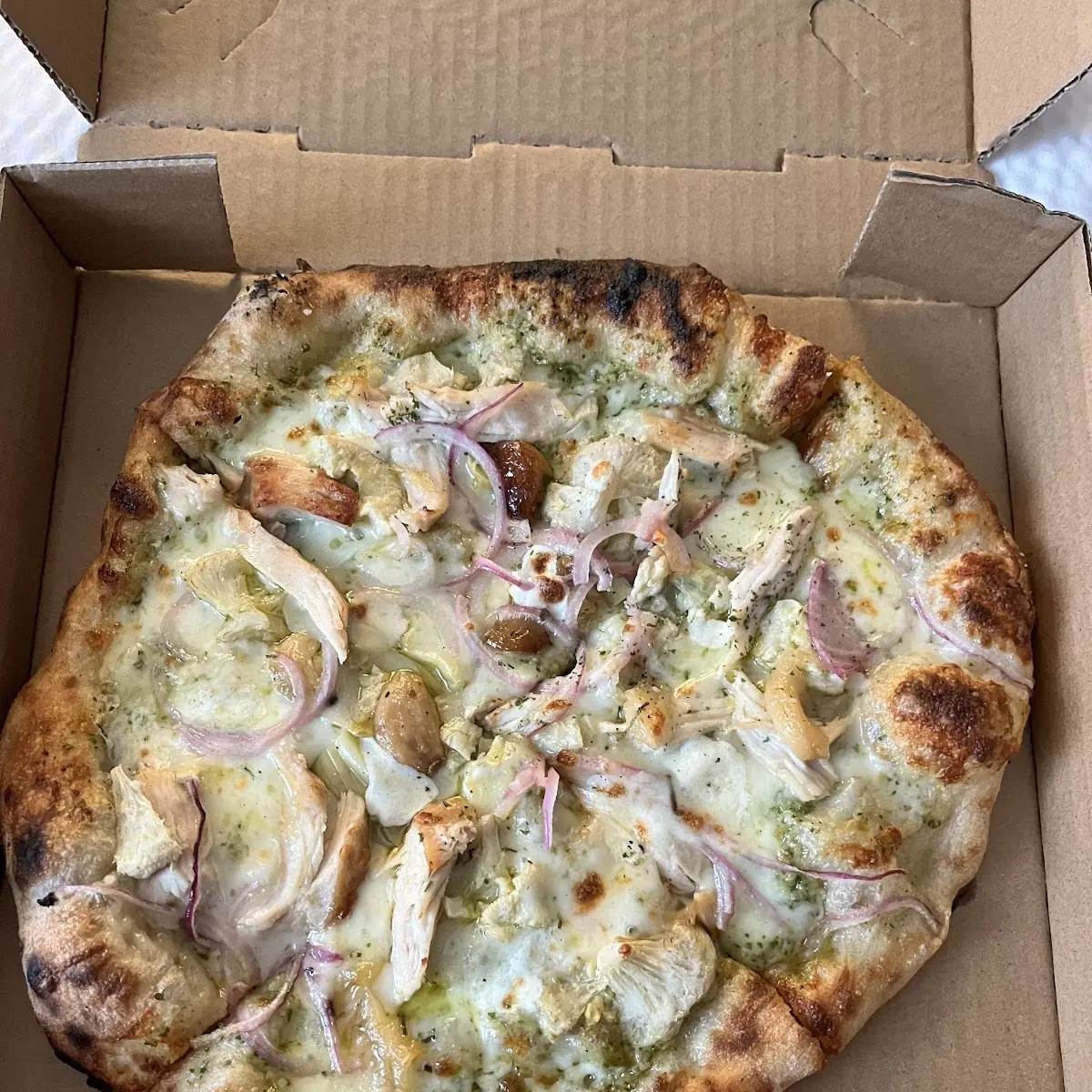 Smoked Chicken Pizza