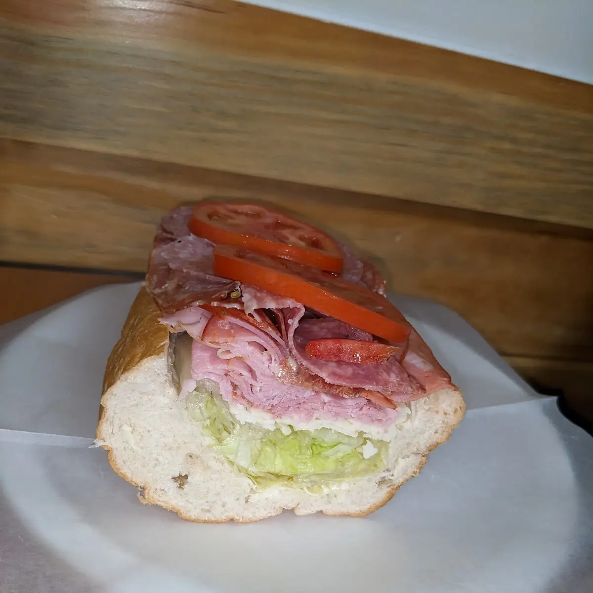 Whole H6 Mama Mia Cut in Half