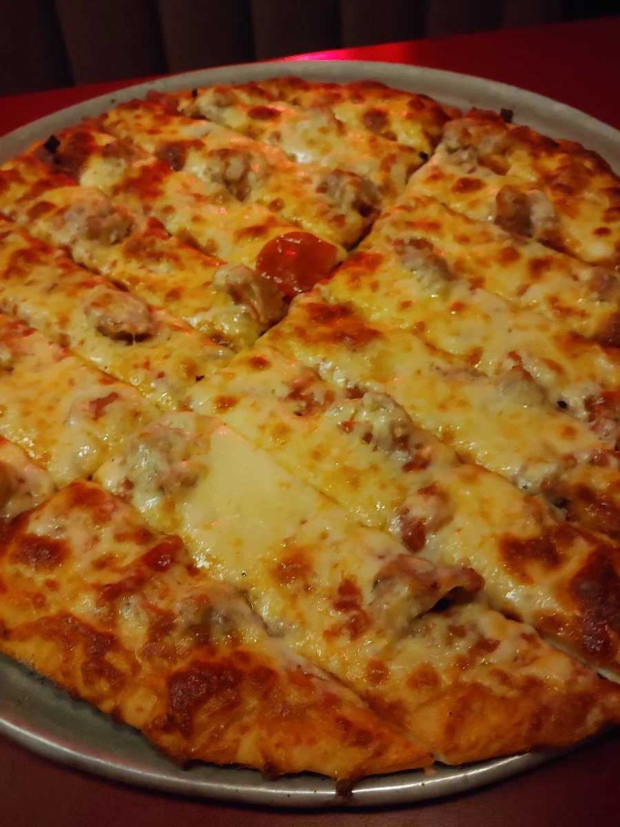 Sausage and Pepperoni Pizza