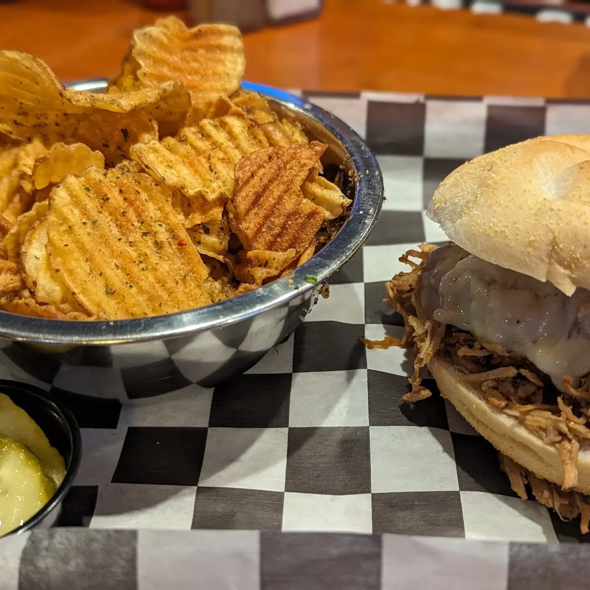 Pulled Pork with Provolone