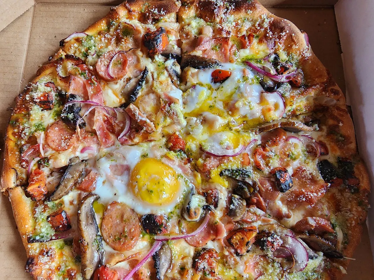 Full English Breakfast Pizza