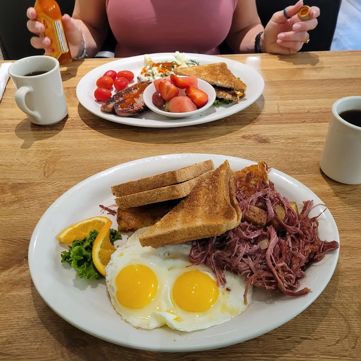 Fresh Corned Beef Hash & Eggs Any Style