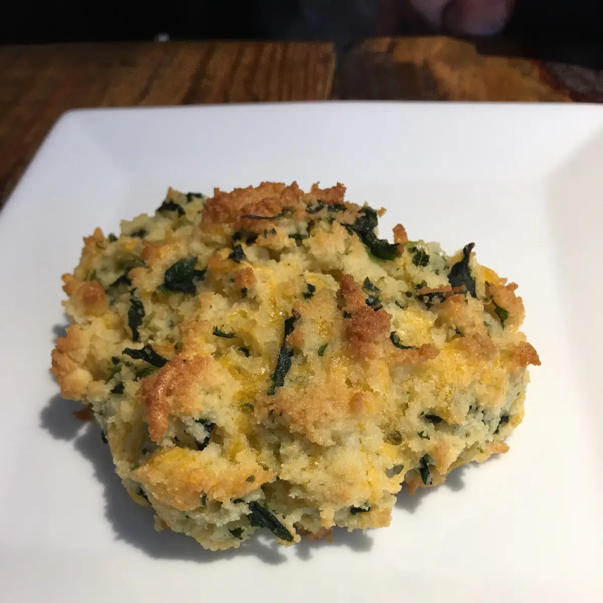 Spinach and Cheese Biscuit