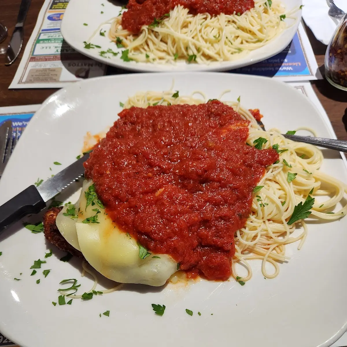 Chicken Parmesan Dinner