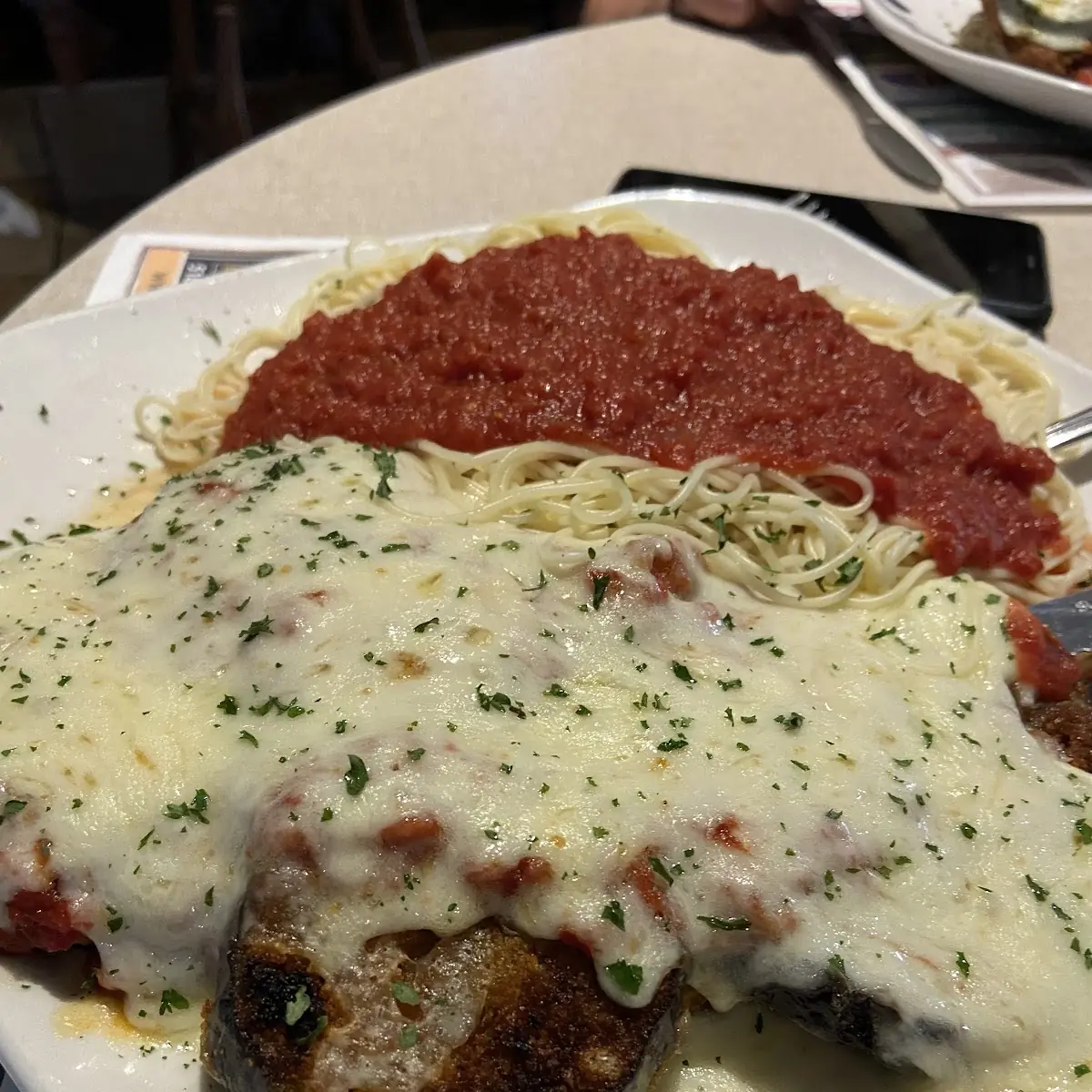 Veal Parm & Spaghetti