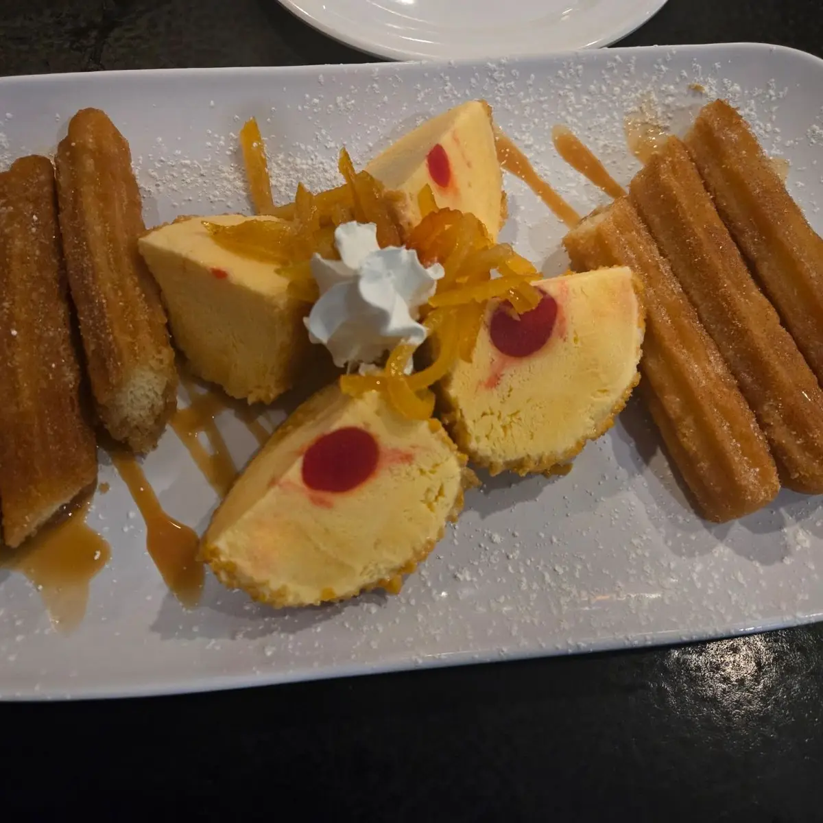 Fried Ice Cream with Churros